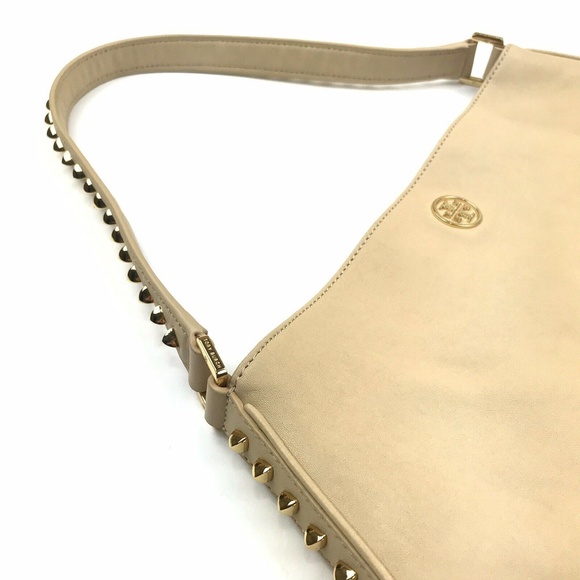 Tory Burch Leather Hobo Shoulder Bag Purse - Picture 7 of 9
